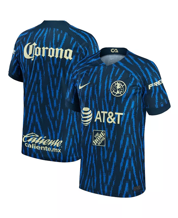 Мужская голубая выездная реплика футболки Club America 2022/23 Nike — фото 4