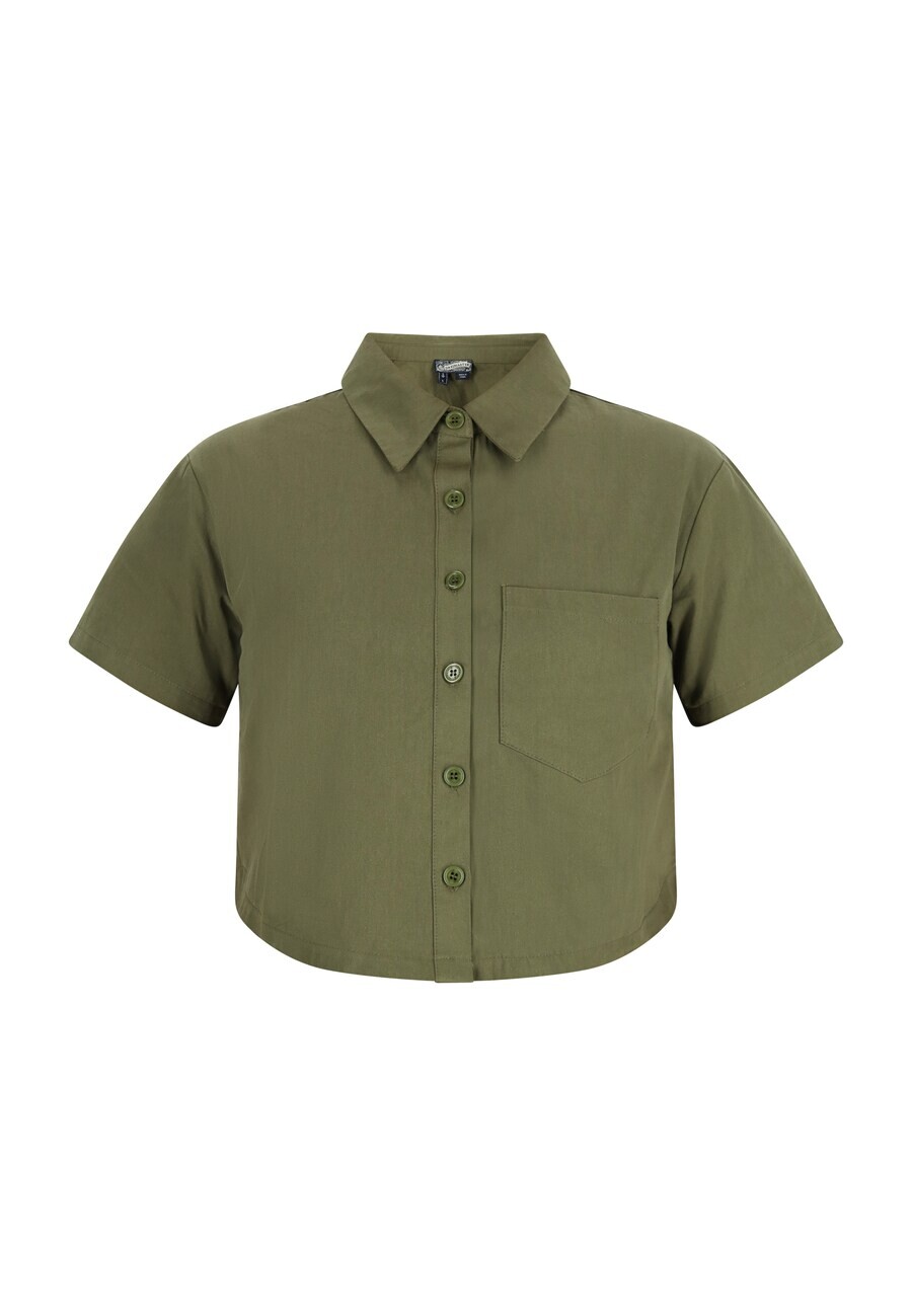 

Блузка с коротким рукавом DreiMaster Vintage Blouse, оливковый