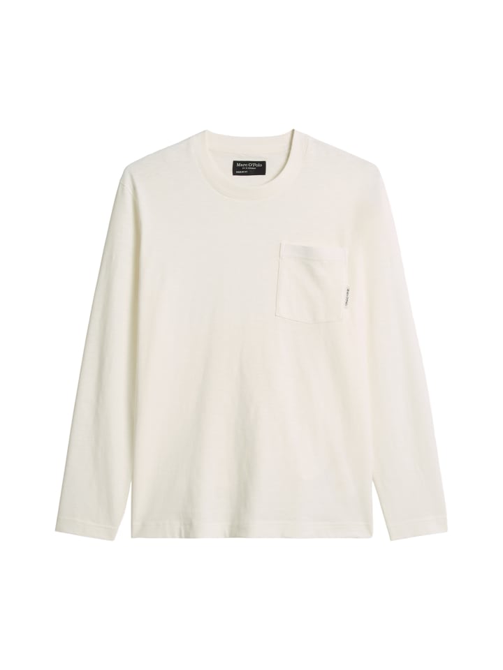 

Marc O'Polo Футболка с длинным рукавом DfC, стандартный размер, цвет «шелковистый белый»