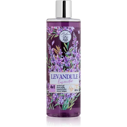 

Bohemia Gifts & Cosmetics Очищающий гель для тела и волос Flower Line Lavender 4 в 1 - 400 мл