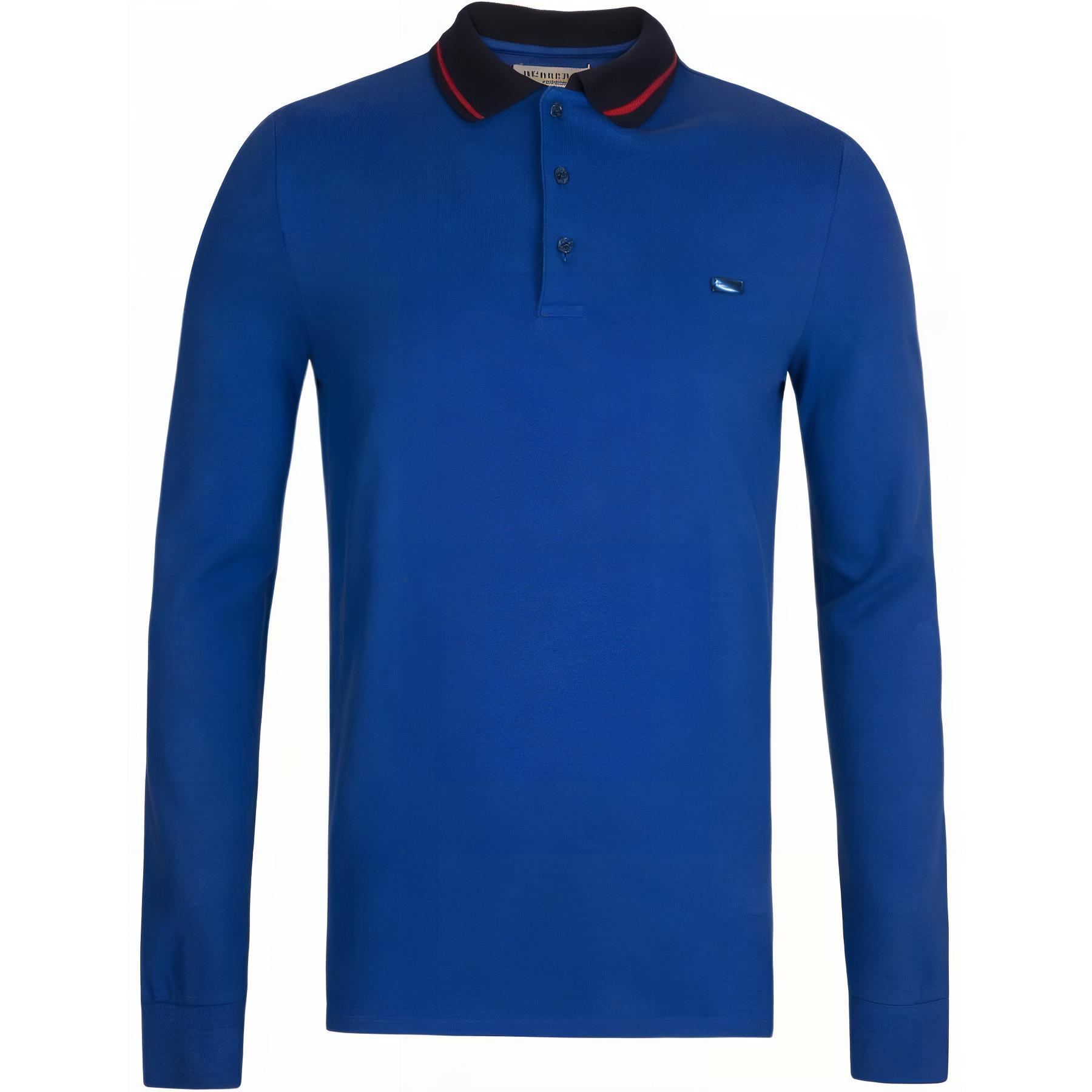 

Burberry Мужская синяя поло