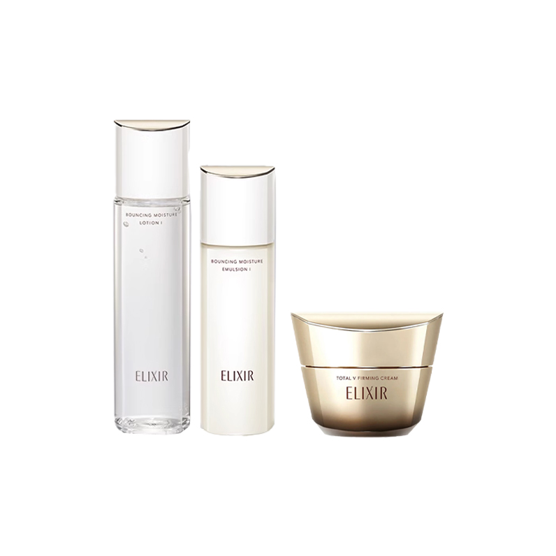 ELIXIR Набор Yue Ya Collagen Water & Lotion Cream для ухода за кожей, подтягивающий и увлажняющий, 170мл+130мл+50г — фото 2