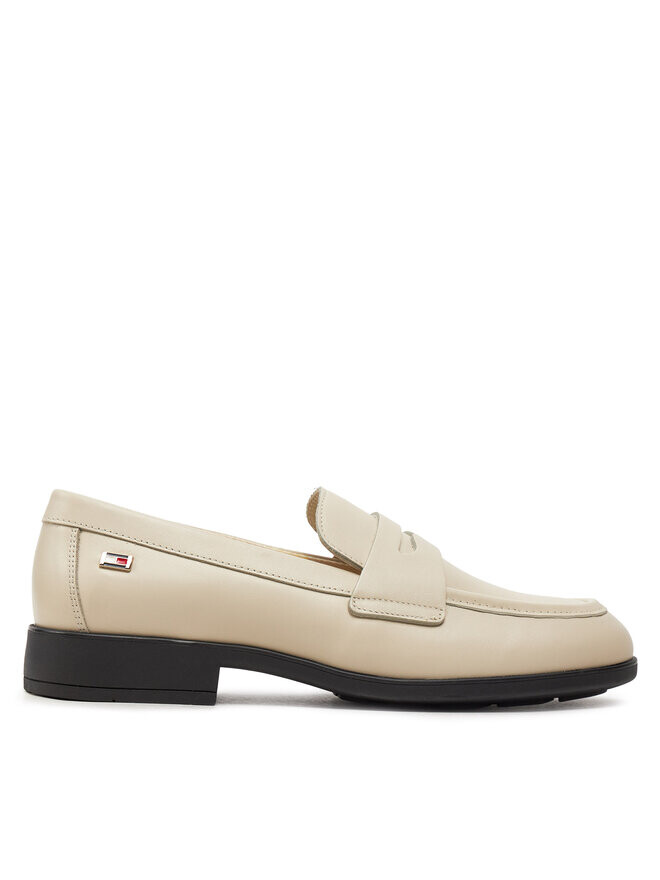

Лоферы Tommy Hilfiger Flag Leather Classic Loafer, бежевый