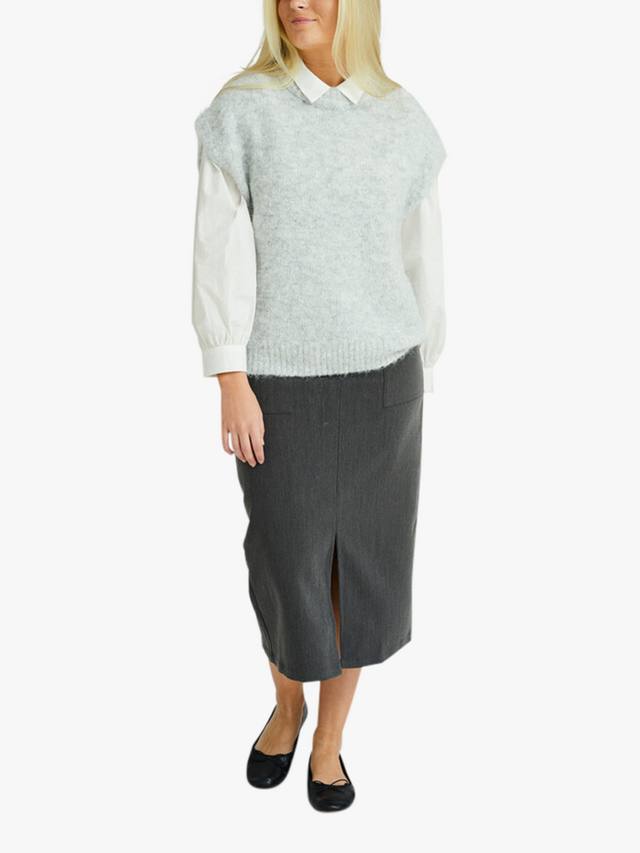 

Джемпер patrisia с коротким рукавом A-VIEW, цвет Light Grey Melange