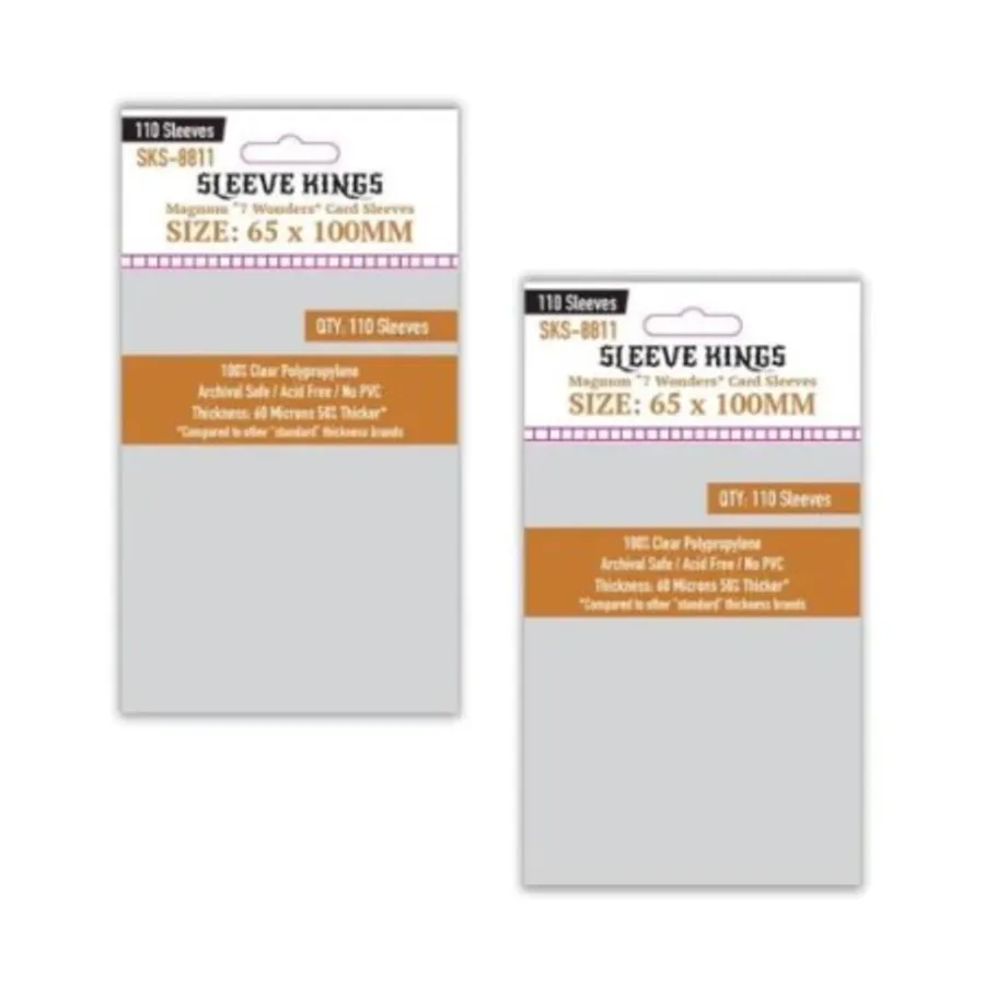 

Комплект рукавов, совместимых с «7 чудесами света», Card Sleeve Bundles for Games