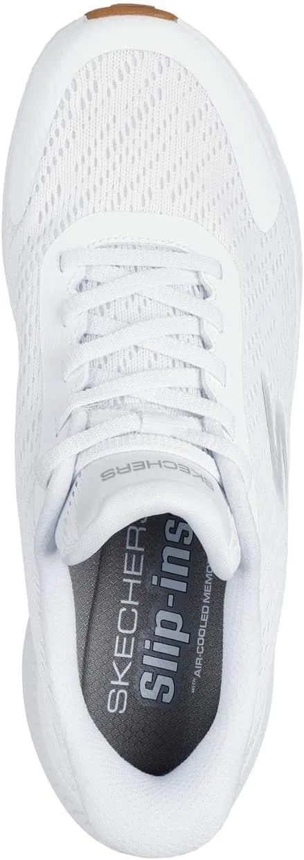 Мужские кроссовки Skechers Go Run Consistent 2.0 Worldview, White And Gray Textile — фото 3