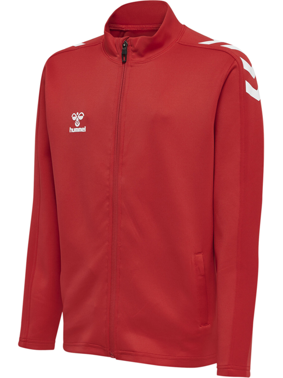 Толстовка Hummel Reißverschlussjacke Hmlcore Xk Poly Zip Sweat Kids, цвет TRUE RED — фото 4