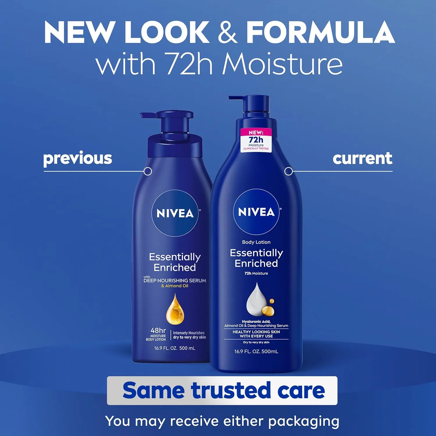Лосьон для тела Nivea с миндальным маслом, 16.9 унций (2 шт.) — фото 2