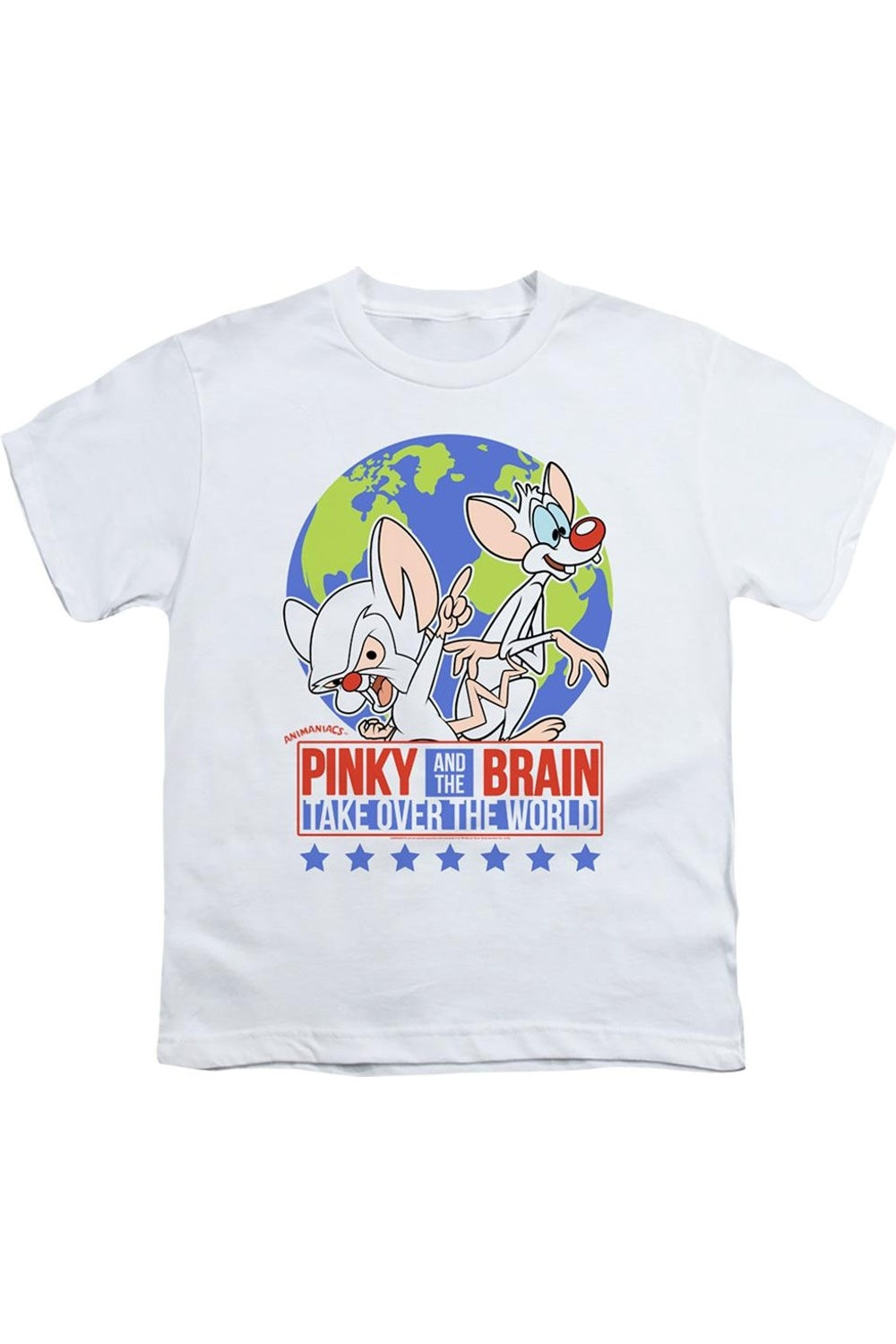 

Футболка с коротким рукавом Pinky And The Brain для детей Gildan