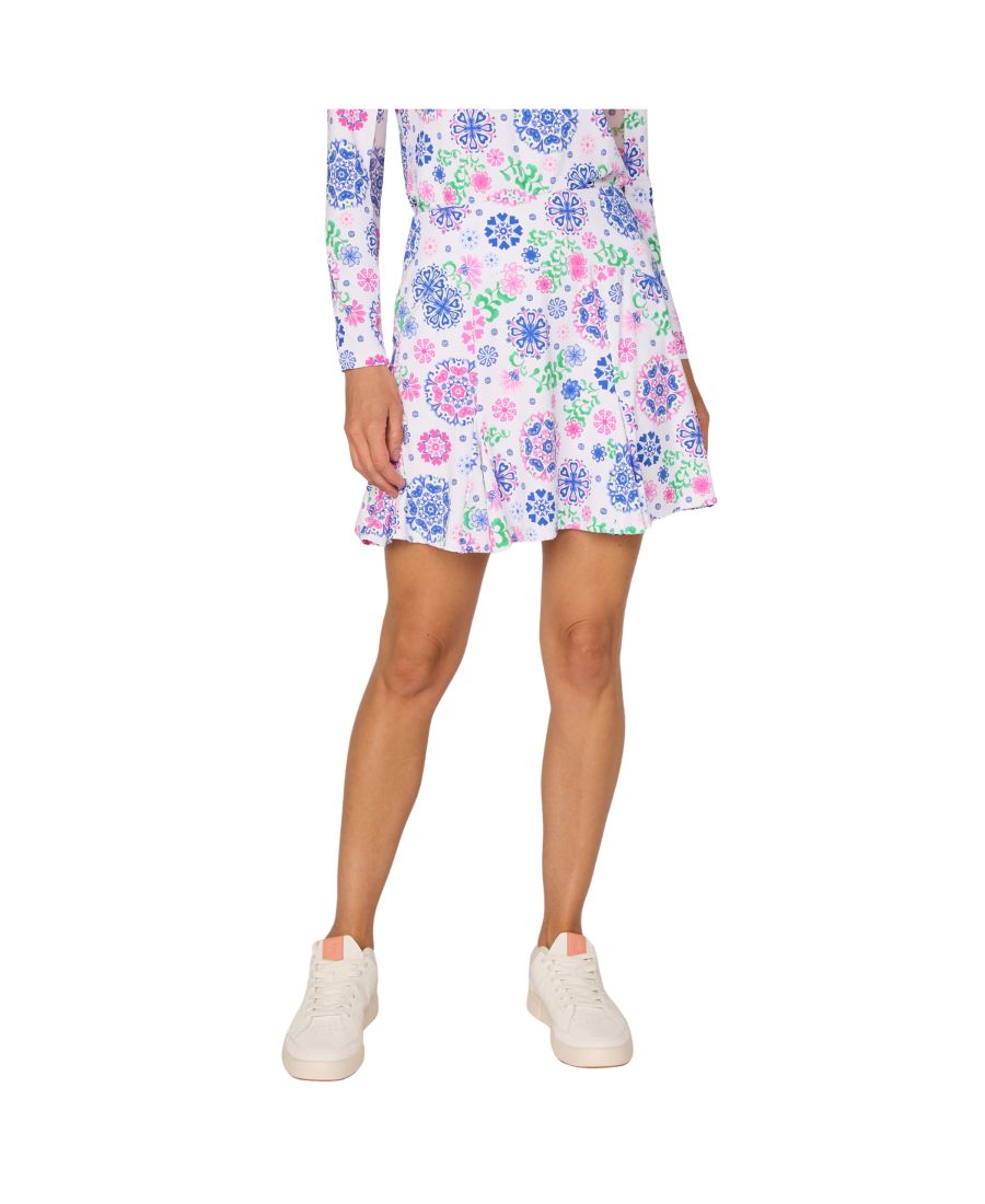 

Шорты-юбка G Lifestyle Godet G Lifestyle Clothing, Carib. Turq medallion