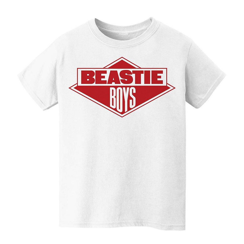 

Детская футболка BEASTIE BOYS с ромбовидным рисунком и логотипом 8–20 лет Licensed Character, белый