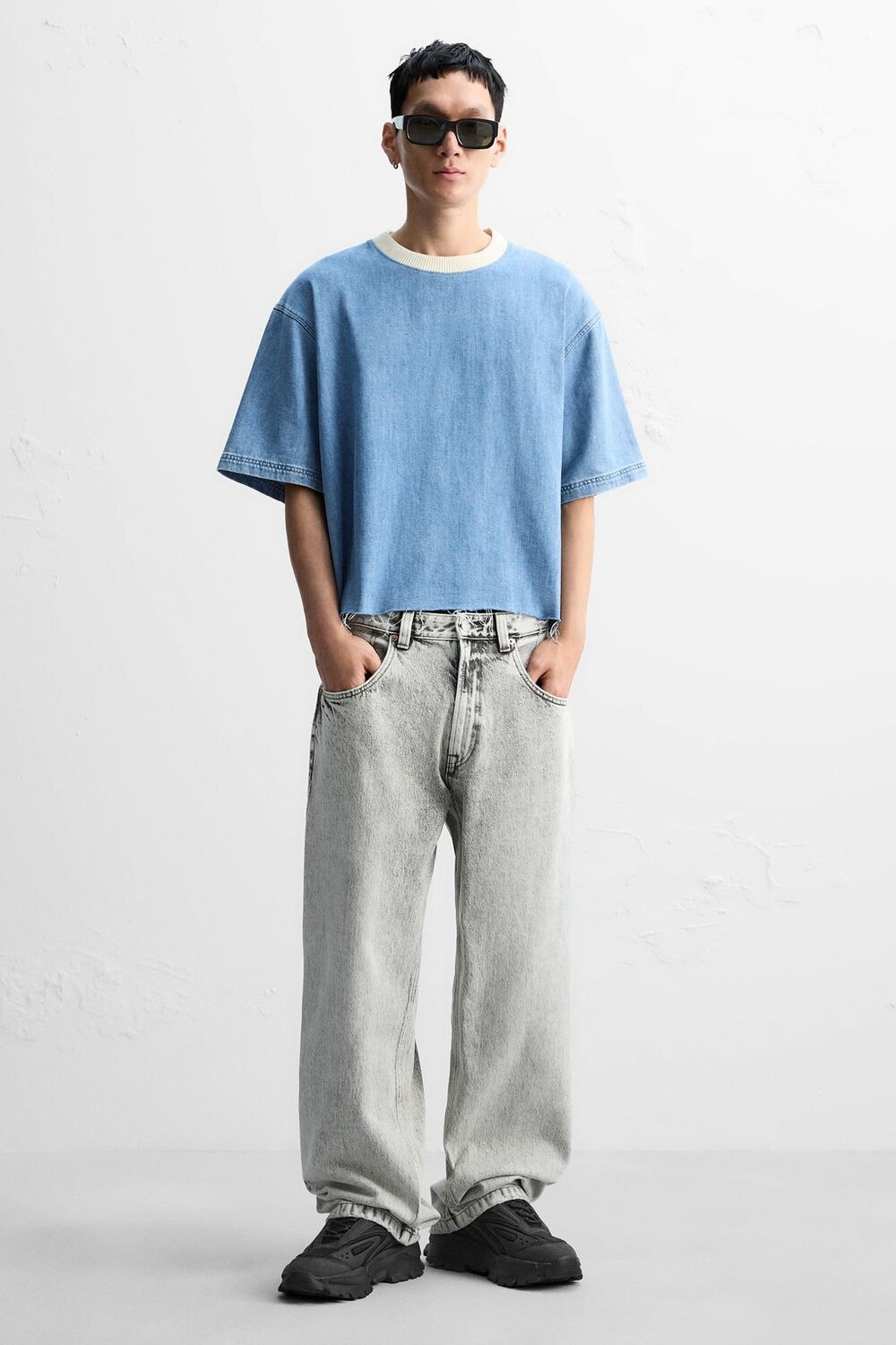 

Массивные кроссовки ZARA, черный