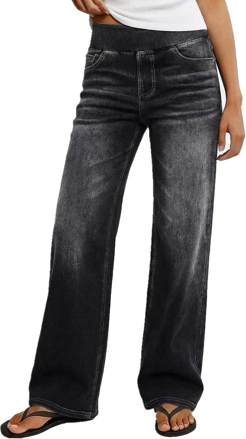 Джинсы повседневные Women's Casual Jeans, Black
