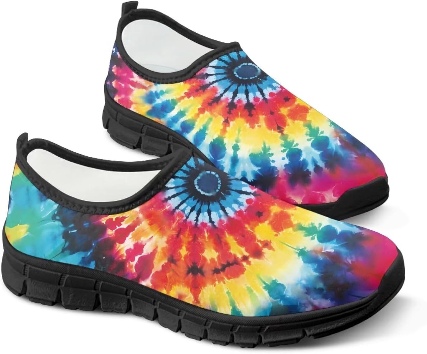 

Мужские слипоны, удобные кроссовки для бега, мужские прогулочные лоферы, дышащие Cugasmaru, Tie Dye