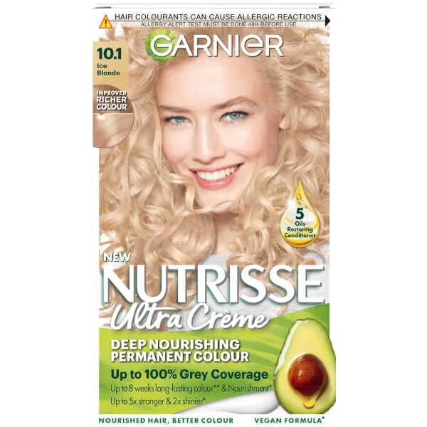 

Стойкая питательная краска для волос Garnier, цвет 10.1 ice blonde