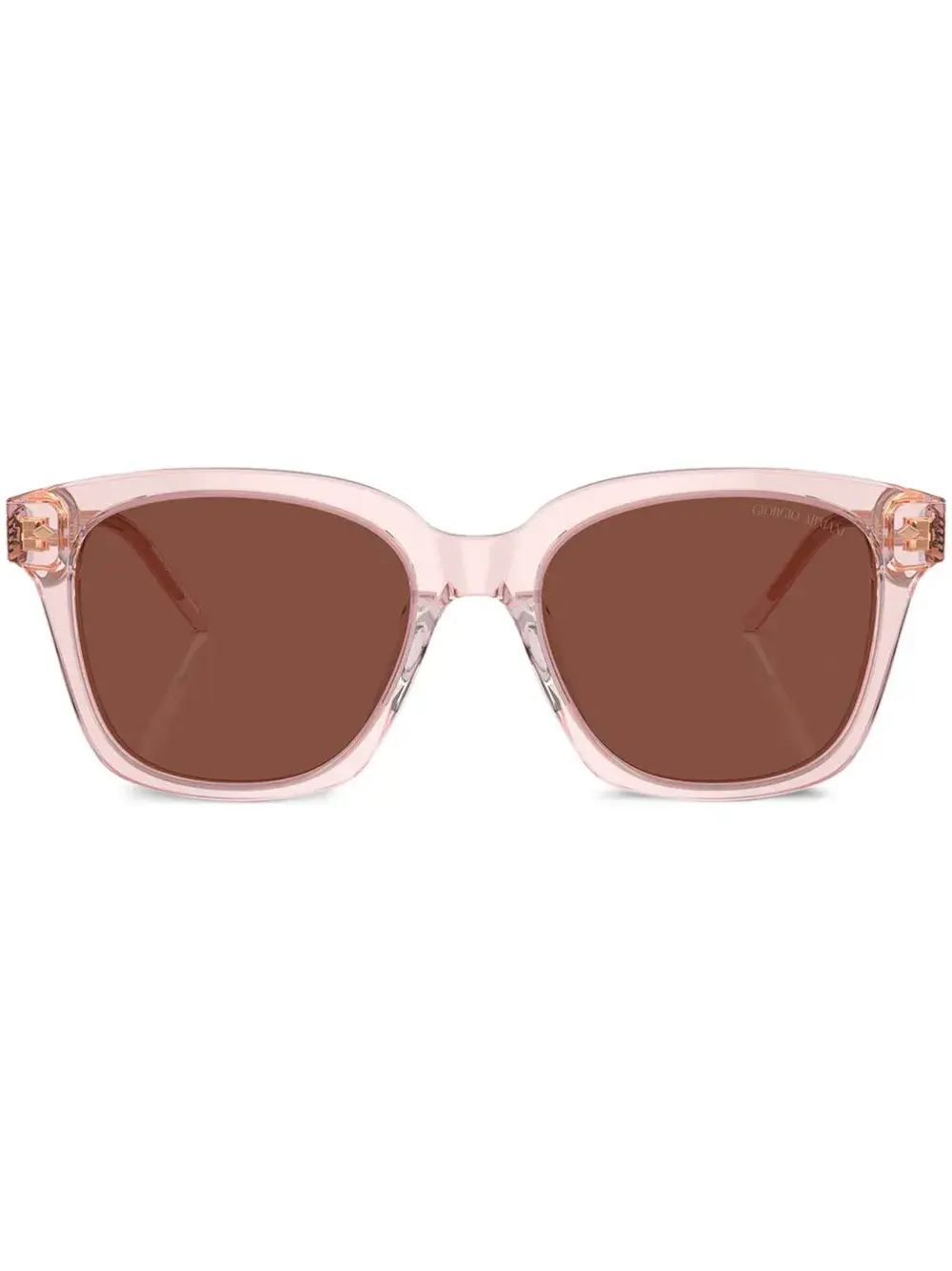 

Солнцезащитные очки в квадратной оправе Giorgio Armani, розовый