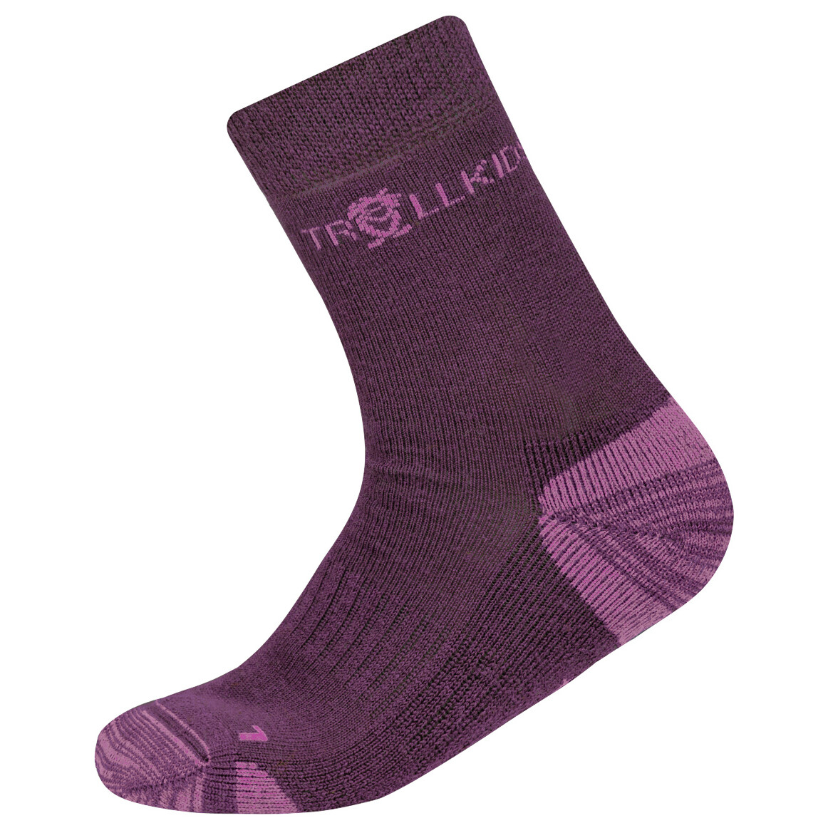 

Походные носки Trollkids Kid's Preikestolen Hiking Socks, цвет Plum/Mauve