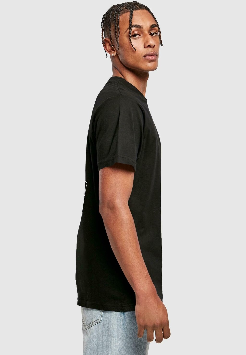 

Футболка с принтом MEMENTO MORI Mister Tee, черный
