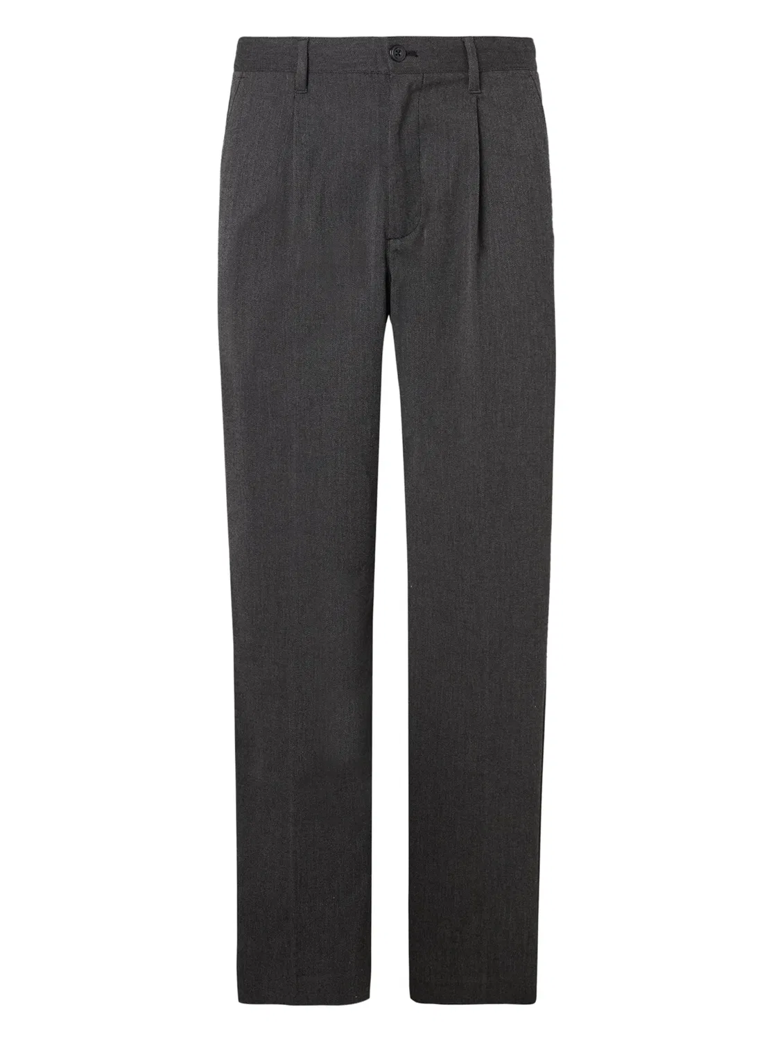 Брюки Gap Regular Pleat-Front Pants 365, темно-серый