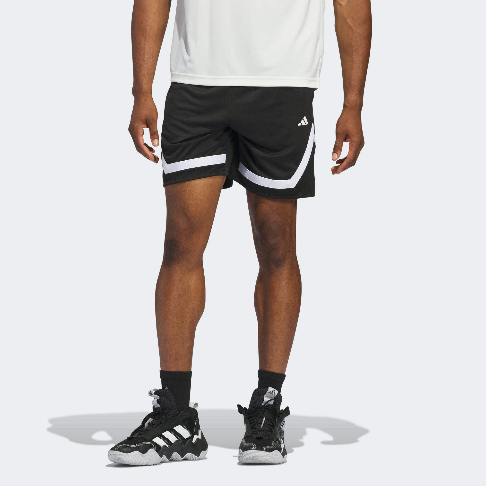 Шорты Free Shipping With AdiClub Pro Block Shorts Adidas, черный — фото 4