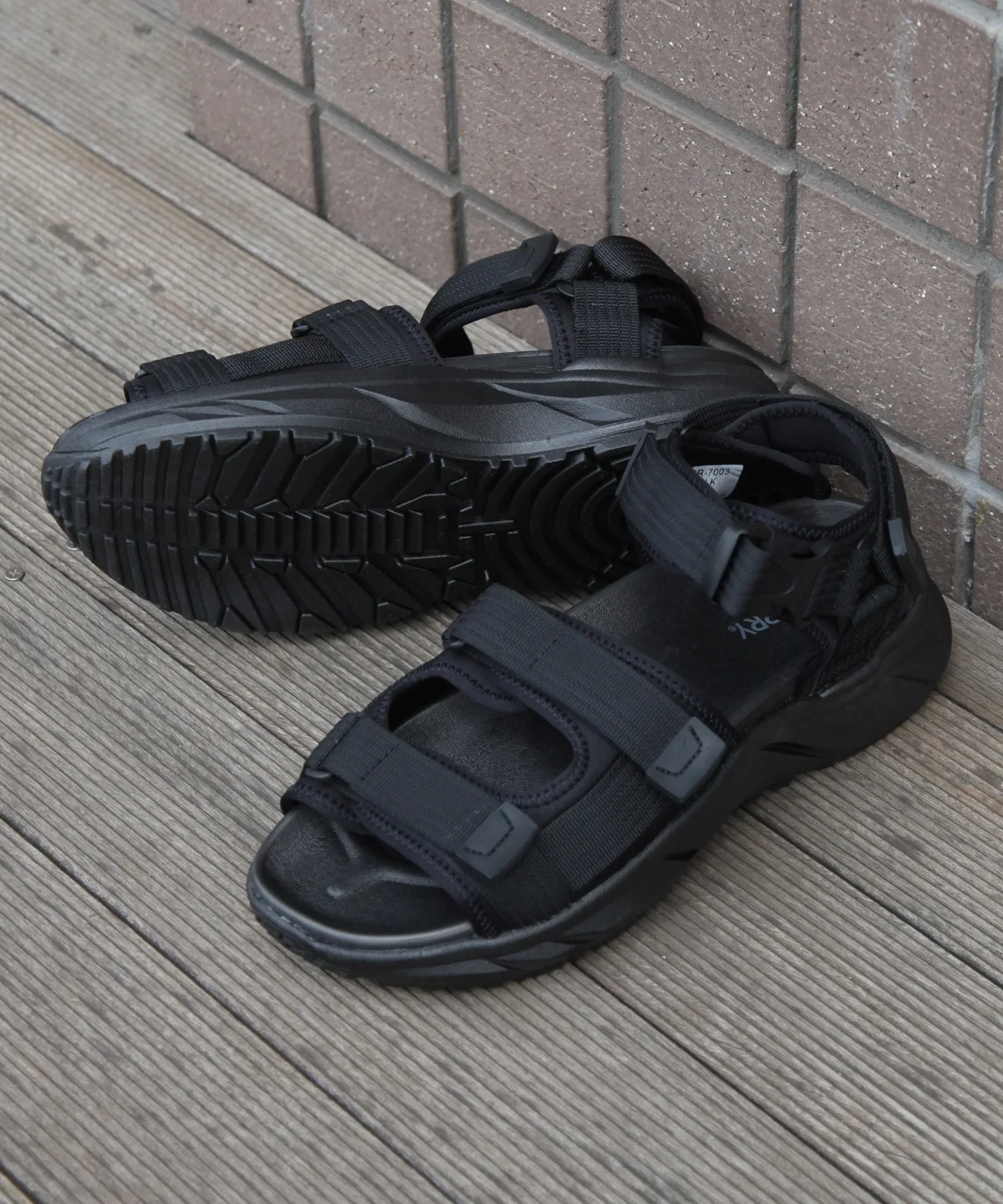 Мужские сандалии GERRY 3-Hold Nylon Belt High Sole Sandal MEN — фото 2