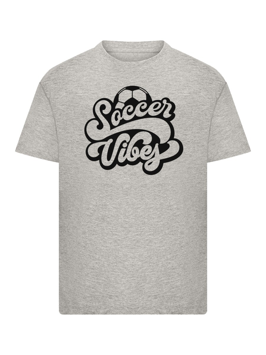 

Рубашка F4NT4STIC Soccer Vibes Typography Sporty Graphic, серый