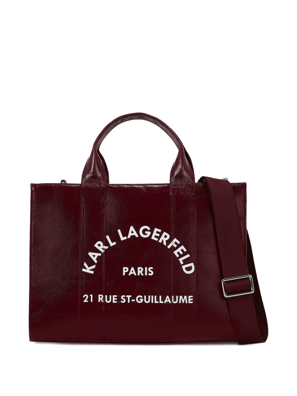 

Сумка-тоут Rue St-Guillaume среднего размера KARL LAGERFELD, красный