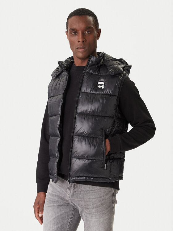 

Жилет regular fit 505023 554590 Karl Lagerfeld, черный