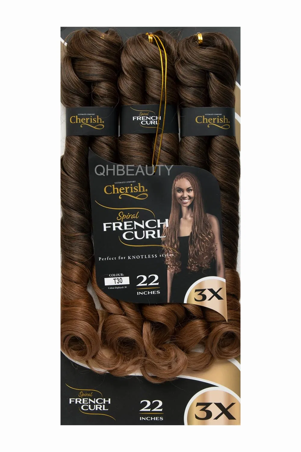 Набор синтетических волос «French Spiral Curly» от CHERISH Cherish