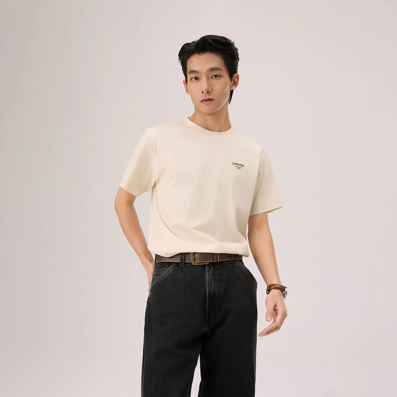Футболка унисекс Apricot с круглым вырезом Levis — фото 4