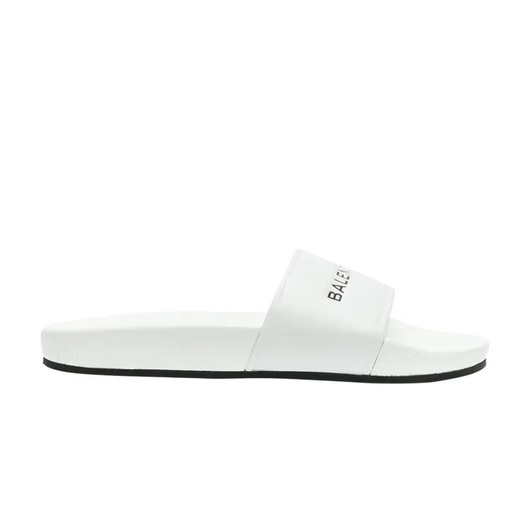 Кроссовки Balenciaga Wmns Slides 'Logo', белый