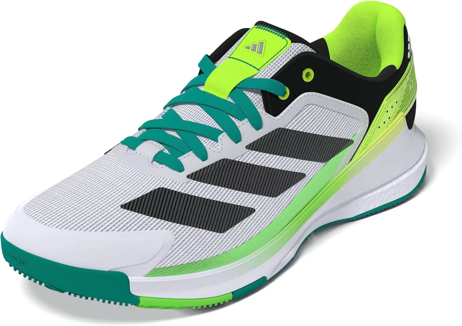 Мужские кроссовки для паддла Adidas Crazyquick Boost - белые, белый/черный — фото 2