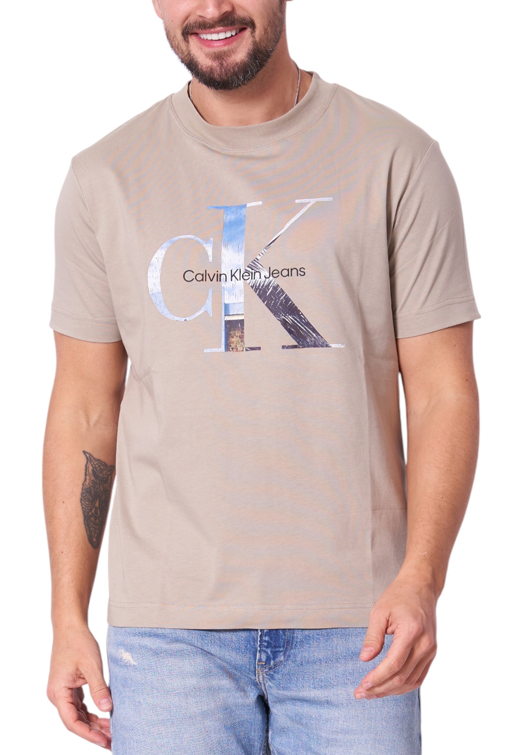 

Футболки Calvin Klein Jeans, бежевый
