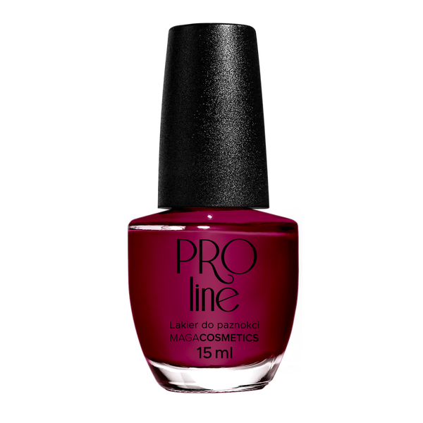 

Лак для ногтей 023, покрывающий пурпурную фуксию, 15 мл Maga Cosmetics Proline, цвет 023