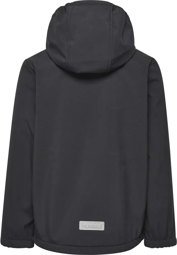 Детская переходная куртка из софтшелл, Hummel, черный — фото 2