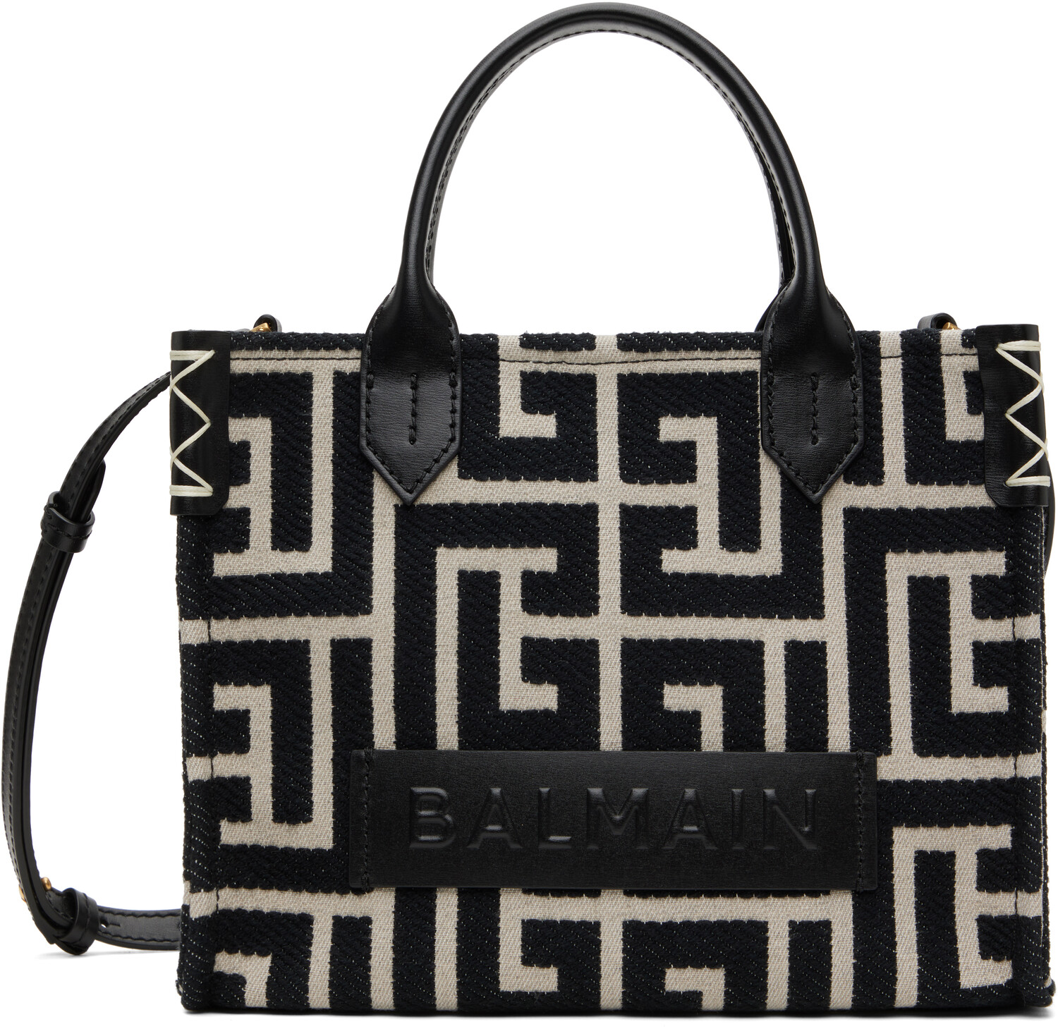 

Сумка с монограммой Off-White B-Army Balmain, Белый, Сумка с монограммой Off-White B-Army Balmain