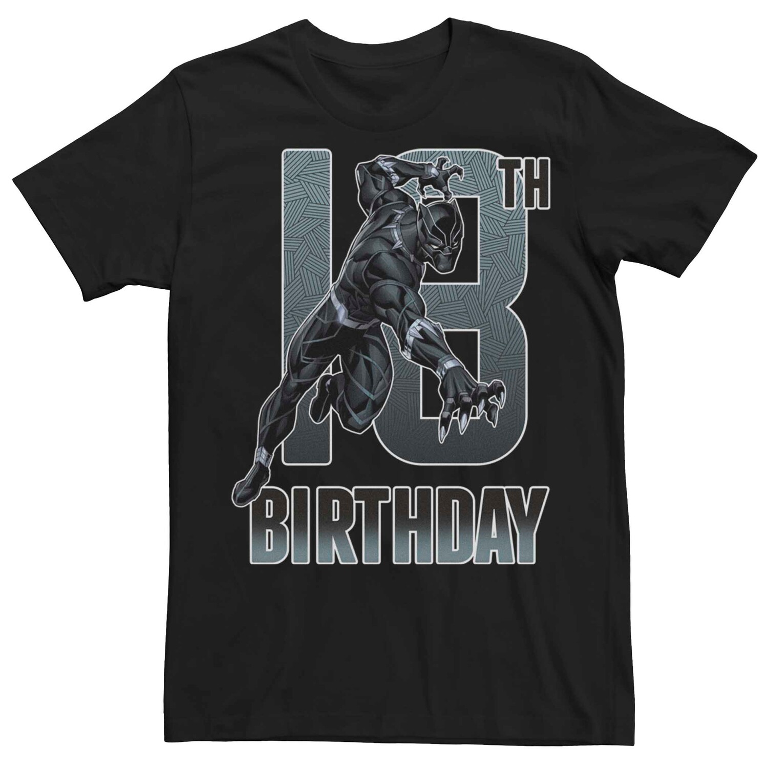 

Мужская футболка на 18-летие Marvel Black Panther Licensed Character