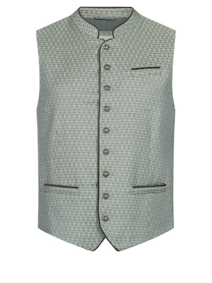 

Nübler Традиционный жилет Эгона цвета шалфея