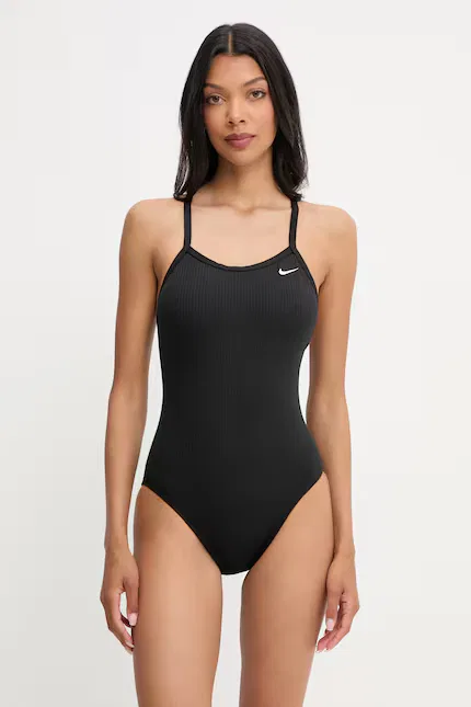 Купальник цельный спортивный Nike, черный