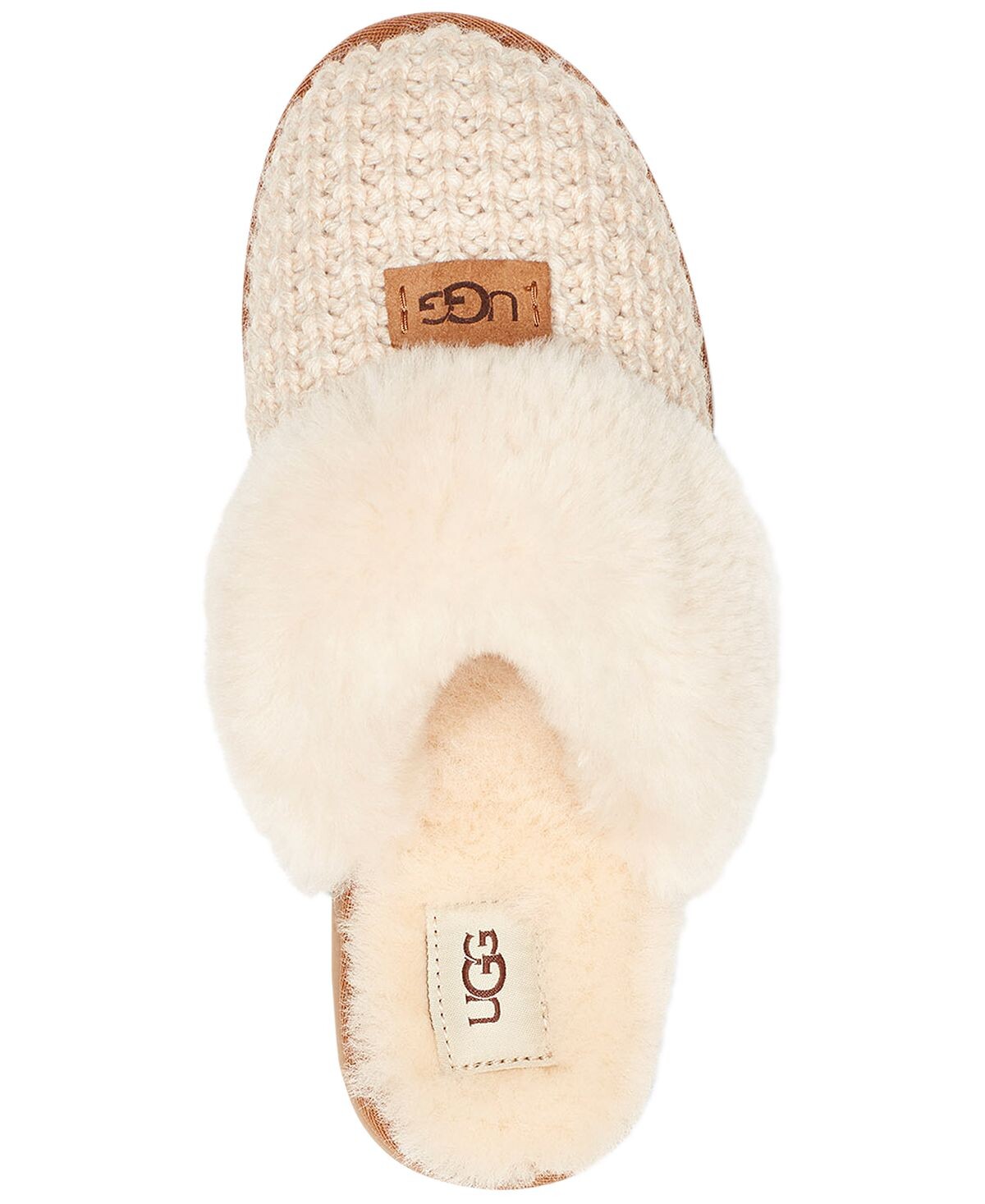Женские уютные тапочки из искусственной овчины UGG — фото 4