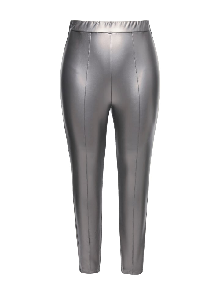 

Леггинсы Ulla Popken Lederhose, серебряный