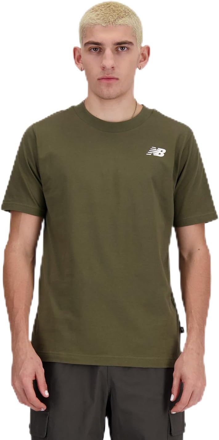 

Мужская футболка New Balance с коротким рукавом и графическим принтом в виде арки (MT41985)