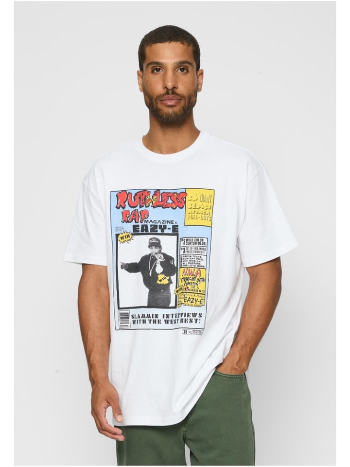 

Футболка Eazy-E Rap Magazine Oversize Tee Mister Tee, белый