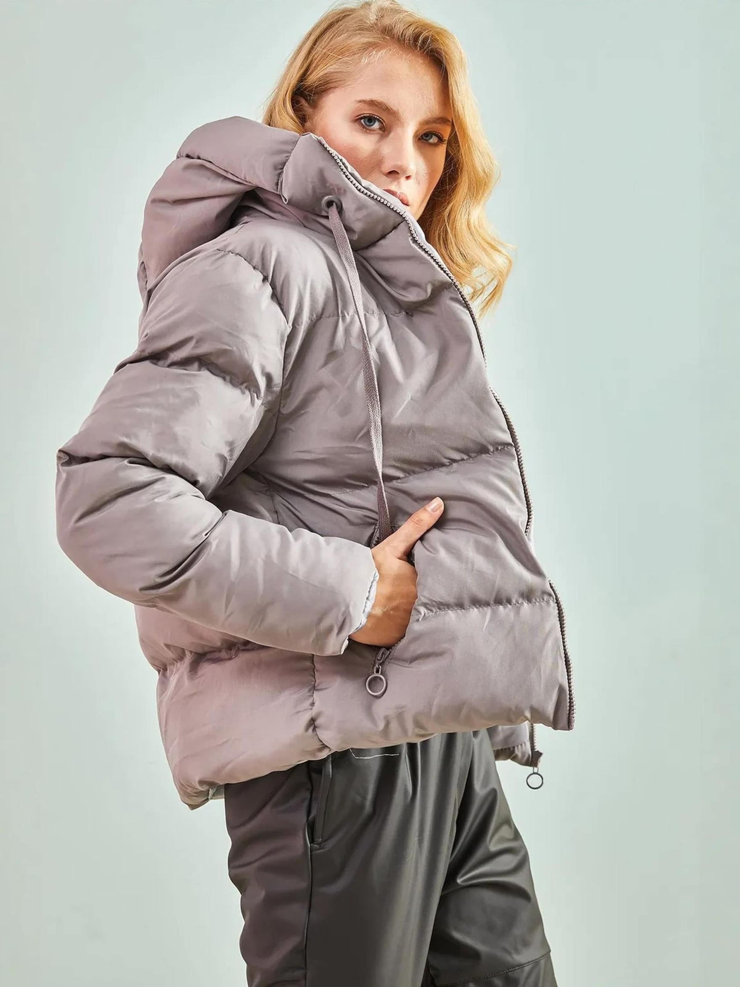 

Bianco Lucci Зимняя куртка в светло-фиолетовом цвете