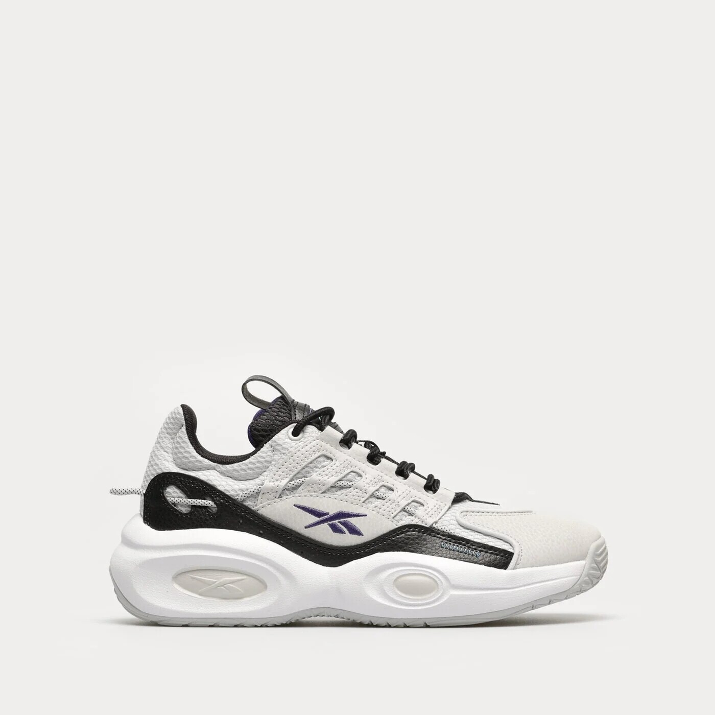 

Кроссовки Reebok, серый / белый / черный