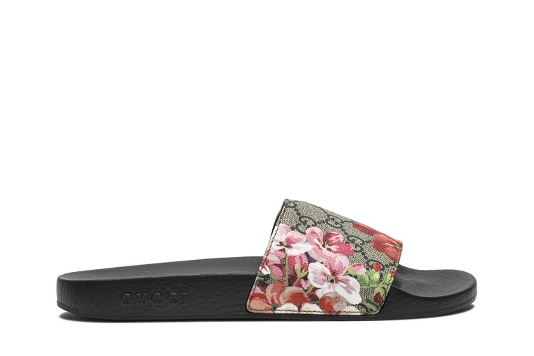Кроссовки Gucci Wmns GG Supreme Slide 'Blooms', загар