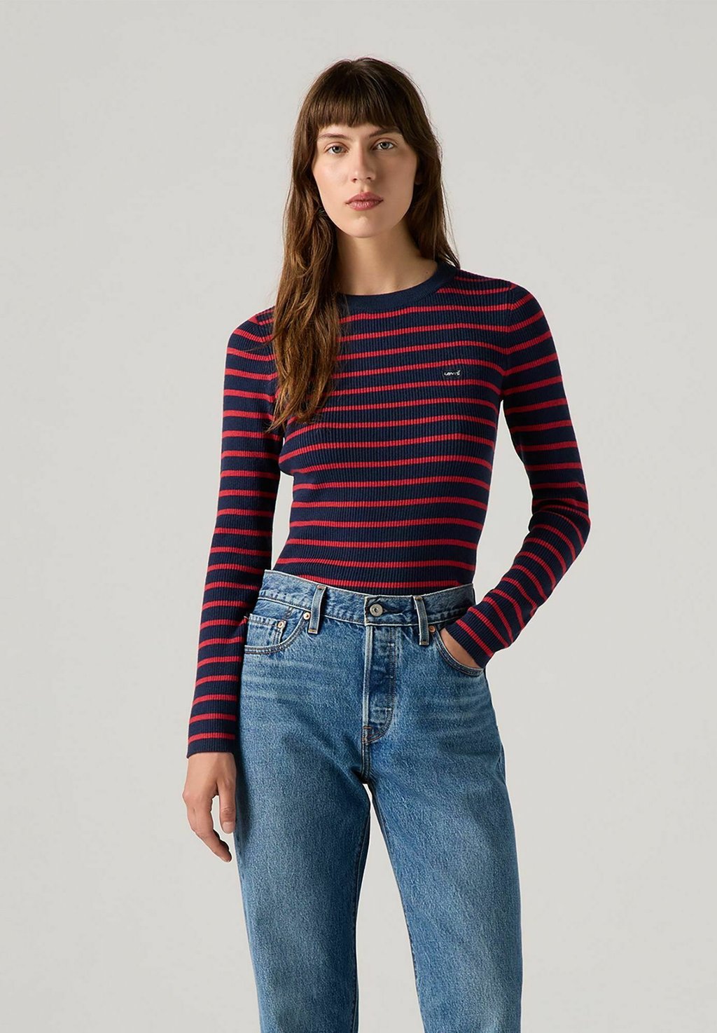 

Джемпер CREWNECK RIB SWEATER Levi's, синий