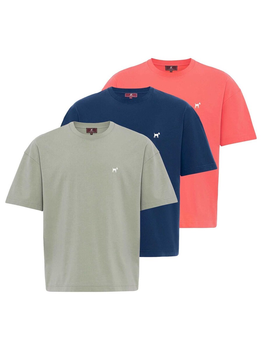

Рубашка Williot Milano, цвет marine blue/Khaki/Salmon