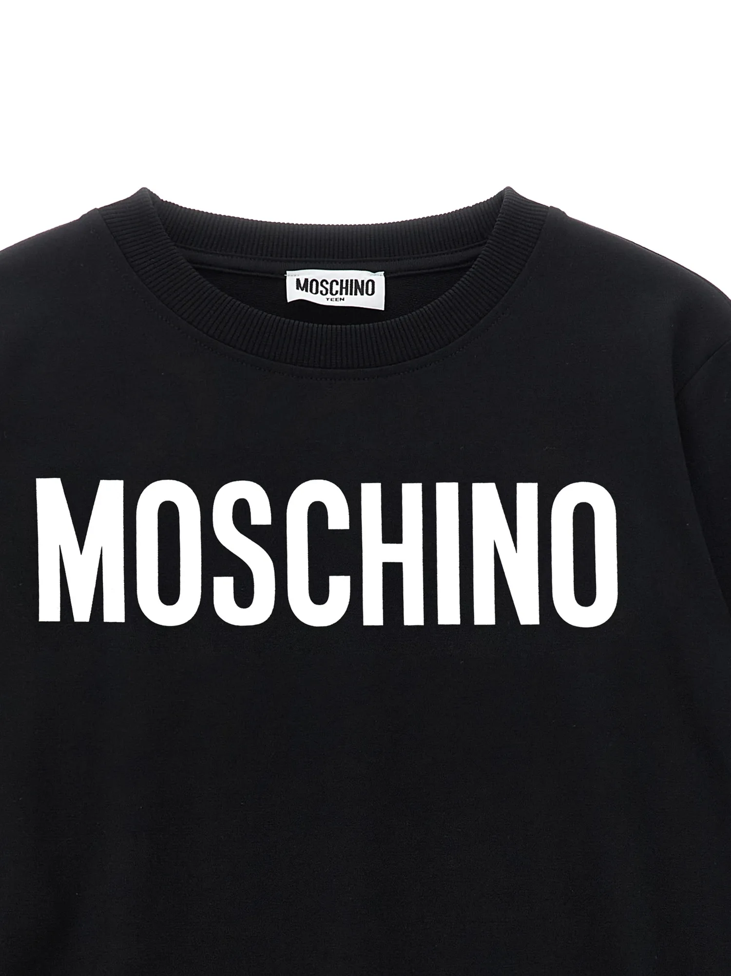 Комплект: свитшот и джоггеры MOSCHINO KID TEEN, черный — фото 3