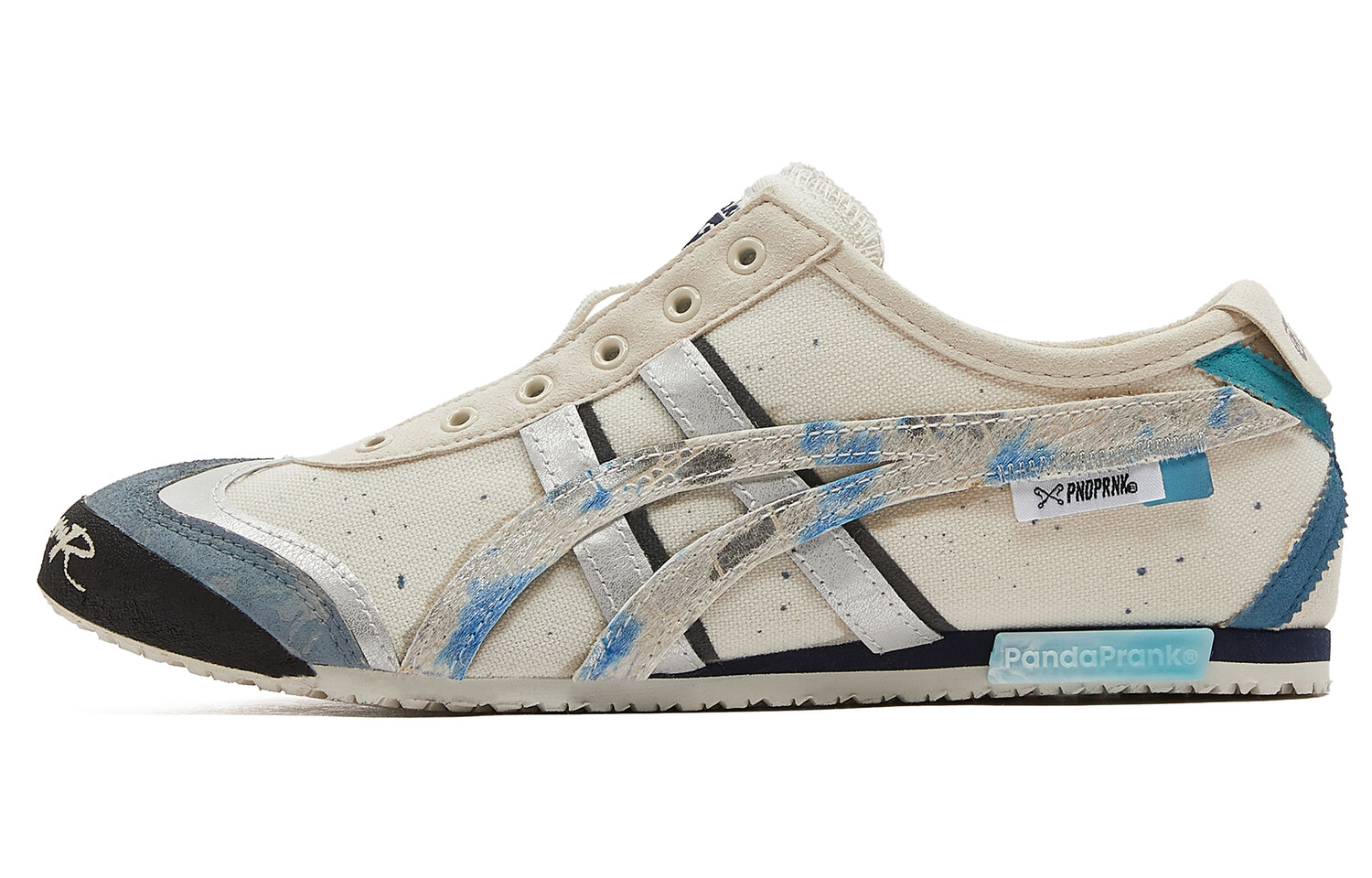 

Кроссовки Onitsuka Tiger MEXICO 66 Lifestyle Shoes Unisex Low-top Beige/blue/gray, бежевый/синий/серый